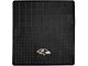 Molded Trunk Mat with Baltimore Ravens Logo (Universal; Some Adaptation May Be Required)