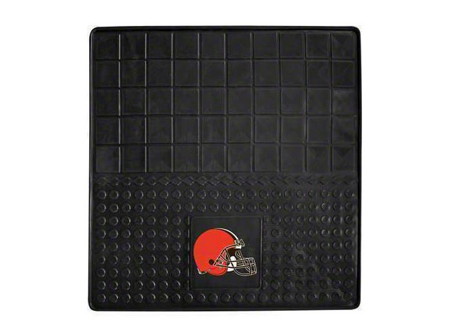 Molded Trunk Mat with Cleveland Browns Logo (Universal; Some Adaptation May Be Required)