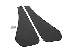 Mud Flaps; Front; Textured Black (21-24 Mustang Mach-E)