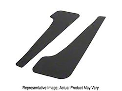 Mud Flaps; Rear; Satin Black Vinyl (21-25 Mustang Mach-E)