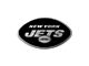 New York Jets Molded Emblem; Chrome (Universal; Some Adaptation May Be Required)