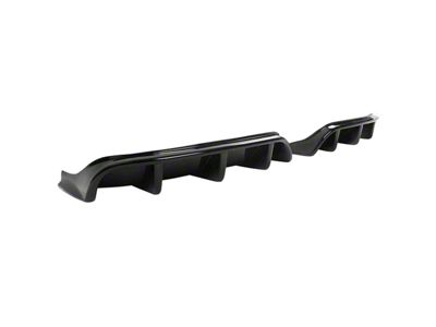 Rear Bumper Lip Diffuser; Gloss Black (21-24 Mustang Mach-E GT)