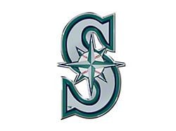 Seattle Mariners Embossed Emblem; Teal (Universal; Some Adaptation May Be Required)