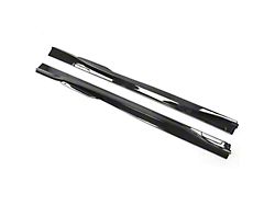 Side Skirts; Gloss Black (21-25 Mustang Mach-E)