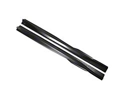 Side Skirts; Matte Black (21-25 Mustang Mach-E)