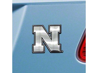 University of Nebraska Emblem; Chrome (Universal; Some Adaptation May Be Required)