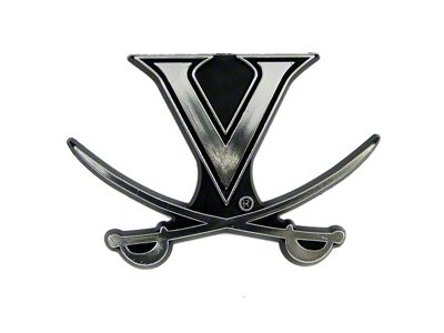 University of Virginia Molded Emblem; Chrome (Universal; Some Adaptation May Be Required)