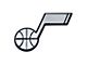 Utah Jazz Emblem; Chrome (Universal; Some Adaptation May Be Required)