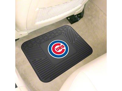 Utility Mat with Chicago Cubs Logo; Black (Universal; Some Adaptation May Be Required)