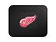 Utility Mat with Detroit Red Wings Logo; Black (Universal; Some Adaptation May Be Required)