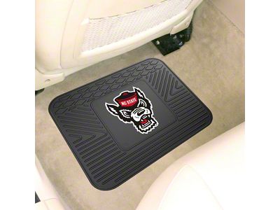 Utility Mat with NC State University Logo; Black (Universal; Some Adaptation May Be Required)