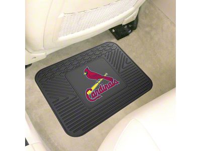Utility Mat with St. Louis Cardinals Logo; Black (Universal; Some Adaptation May Be Required)