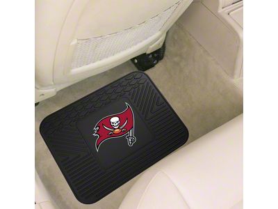 Utility Mat with Tampa Bay Buccaneers Logo; Black (Universal; Some Adaptation May Be Required)