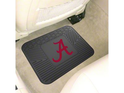 Utility Mat with University of Alabama Logo; Black (Universal; Some Adaptation May Be Required)