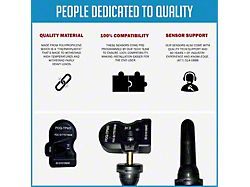 Valve Stem-Mounted TPMS Sensor with Rubber Valve (21-26 Mustang Mach-E)