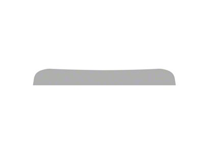 Window Tint Pre-Cut Kit; Eyebrow Default Outline Straight; 25% Medium (21-25 Mustang Mach-E)