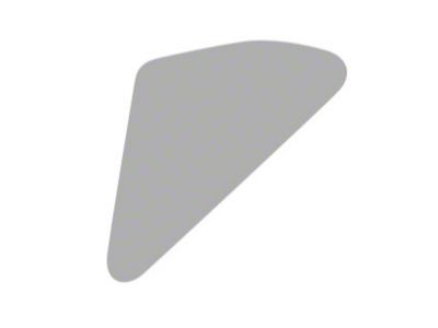 Window Tint Pre-Cut Kit; Rear Driver Side Quarter; 25% Medium (21-25 Mustang Mach-E)