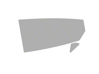 Window Tint Pre-Cut Kit; Rear Driver Side Roll-Up and Quarter; 25% Medium (21-25 Mustang Mach-E)