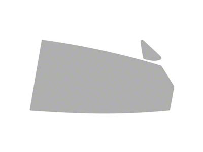 Window Tint Pre-Cut Kit; Rear Passenger Side Roll-Up and Quarter; 25% Medium (21-25 Mustang Mach-E)