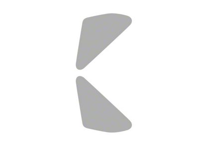 Window Tint Pre-Cut Kit; Rear Quarters; 25% Medium (21-25 Mustang Mach-E)