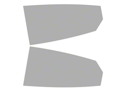 Window Tint Pre-Cut Kit; Rear Roll-ups, Driver and Passenger Side; 5% Dark (21-25 Mustang Mach E)