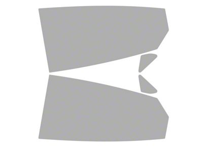 Window Tint Pre-Cut Kit; Rear Roll-Ups and Quarters; 25% Medium (21-25 Mustang Mach-E)