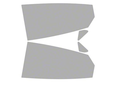 Window Tint Pre-Cut Kit; Rear Roll-ups and Rear Quarters, Driver and Passenger Side; 5% Dark (21-25 Mustang Mach E)