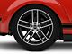 Laguna Seca Style Gloss Black Machined Wheel; Rear Only; 19x10 (05-09 Mustang)