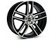 Laguna Seca Style Gloss Black Machined Wheel; 19x9 (15-23 Mustang GT, EcoBoost, V6)