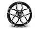 Foose Outcast Gloss Black Machined Wheel; 20x8.5 (15-23 Mustang GT, EcoBoost, V6)