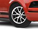 FR500 Style Gloss Black Machined Wheel; 17x9 (05-09 Mustang GT, V6)