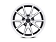 FR500 Style Gloss Black Machined Wheel; 17x9 (94-98 Mustang)