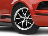 FR500 Style Gloss Black Machined Wheel; 18x9; 30mm Offset (05-09 Mustang)