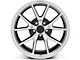 FR500 Style Gloss Black Machined Wheel; 18x9 (05-09 Mustang)
