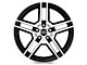 2010 GT500 Style Gloss Black Machined Wheel; 18x9 (05-09 Mustang)