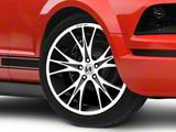 Shelby CS1 Black Machined Wheel; 20x9; 30mm Offset (05-09 Mustang)