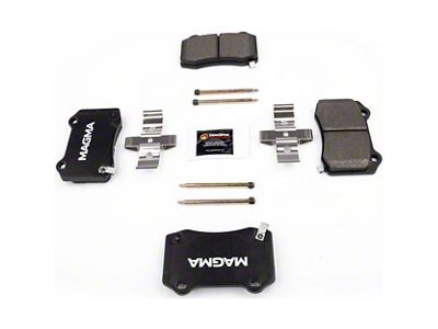 Magma Brakes Premium Semi-Metallic Brake Pads; Rear Pair (10-15 Camaro SS; 12-24 Camaro ZL1)