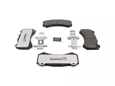 Magma Brakes Pro-Series Semi-Metallic Brake Pads; Front Pair (12-15 Camaro ZL1; 17-24 Camaro SS w/ 6-Piston Front Calipers)