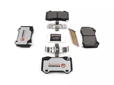 Magma Brakes Pro-Series Semi-Metallic Brake Pads; Rear Pair (10-15 Camaro SS; 12-24 Camaro ZL1)