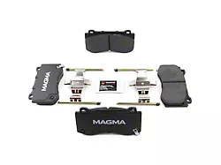Magma Brakes Premium Ceramic Brake Pads; Front Pair (08-23 Challenger 392 Hemi Scat Pack Shaker, GT, R/T, SRT8, SRT Demon, SRT Super Stock & T/A w/ 4-Piston Front Calipers)