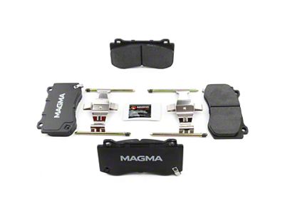 Magma Brakes Premium Ceramic Brake Pads; Front Pair (08-23 Challenger 392 Hemi Scat Pack Shaker, GT, R/T, SRT8, SRT Demon, SRT Super Stock & T/A w/ 4-Piston Front Calipers)
