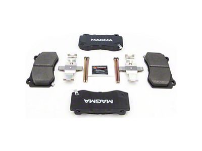 Magma Brakes Premium Semi-Metallic Brake Pads; Front Pair (08-23 Challenger 392 Hemi Scat Pack Shaker, GT, R/T, SRT8, SRT Demon, SRT Super Stock & T/A w/ 4-Piston Front Calipers)