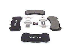 Magma Brakes Premium Semi-Metallic Brake Pads; Front Pair (15-23 Challenger R/T 392, R/T Scat Pack, SRT 392, SRT Hellcat, SRT Jailbreak, SRT Super Stock & T/A 392 w/ 6-Piston Front Calipers)