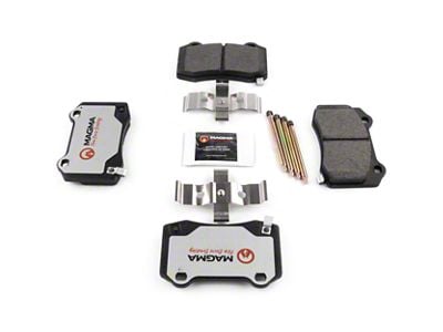 Magma Brakes Pro-Series Semi-Metallic Brake Pads; Rear Pair (08-23 Challenger w/ 4 or 6-Piston Front Calipers, Excluding SE & SXT)