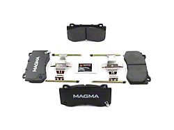 Magma Brakes Premium Ceramic Brake Pads; Front Pair (06-14 Charger SRT8; 15-23 Charger GT, R/T 392, Scat Pack w/ 4-Piston Front Calipers)