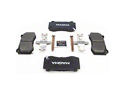 Magma Brakes Premium Semi-Metallic Brake Pads; Front Pair (06-14 Charger SRT8; 15-23 Charger GT, R/T 392, Scat Pack w/ 4-Piston Front Calipers)