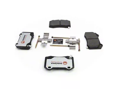 Magma Brakes Pro-Series Ceramic Brake Pads; Rear Pair (06-14 Charger SRT8; 15-23 Charger Daytona 392, GT, R/T, R/T 392, Scat Pack, SRT 392 & SRT Hellcat w/ 4 or 6-Piston Front Calipers)