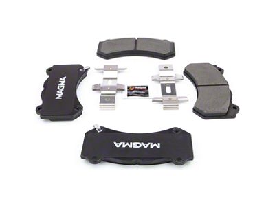 Magma Brakes Premium Semi-Metallic Brake Pads; Front Pair (15-19 Corvette C7 Grand Sport & Z06 w/o Z07 Brake Package)