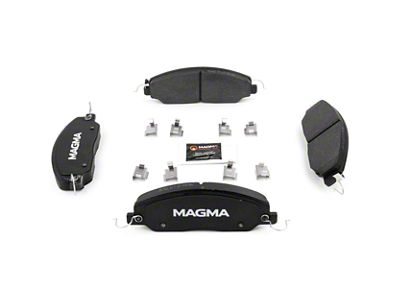 Magma Brakes Premium Ceramic Brake Pads; Front Pair (11-14 Mustang V6)