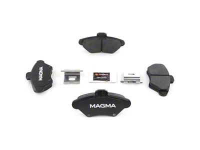 Magma Brakes Premium Ceramic Brake Pads; Front Pair (94-98 Mustang GT, V6)